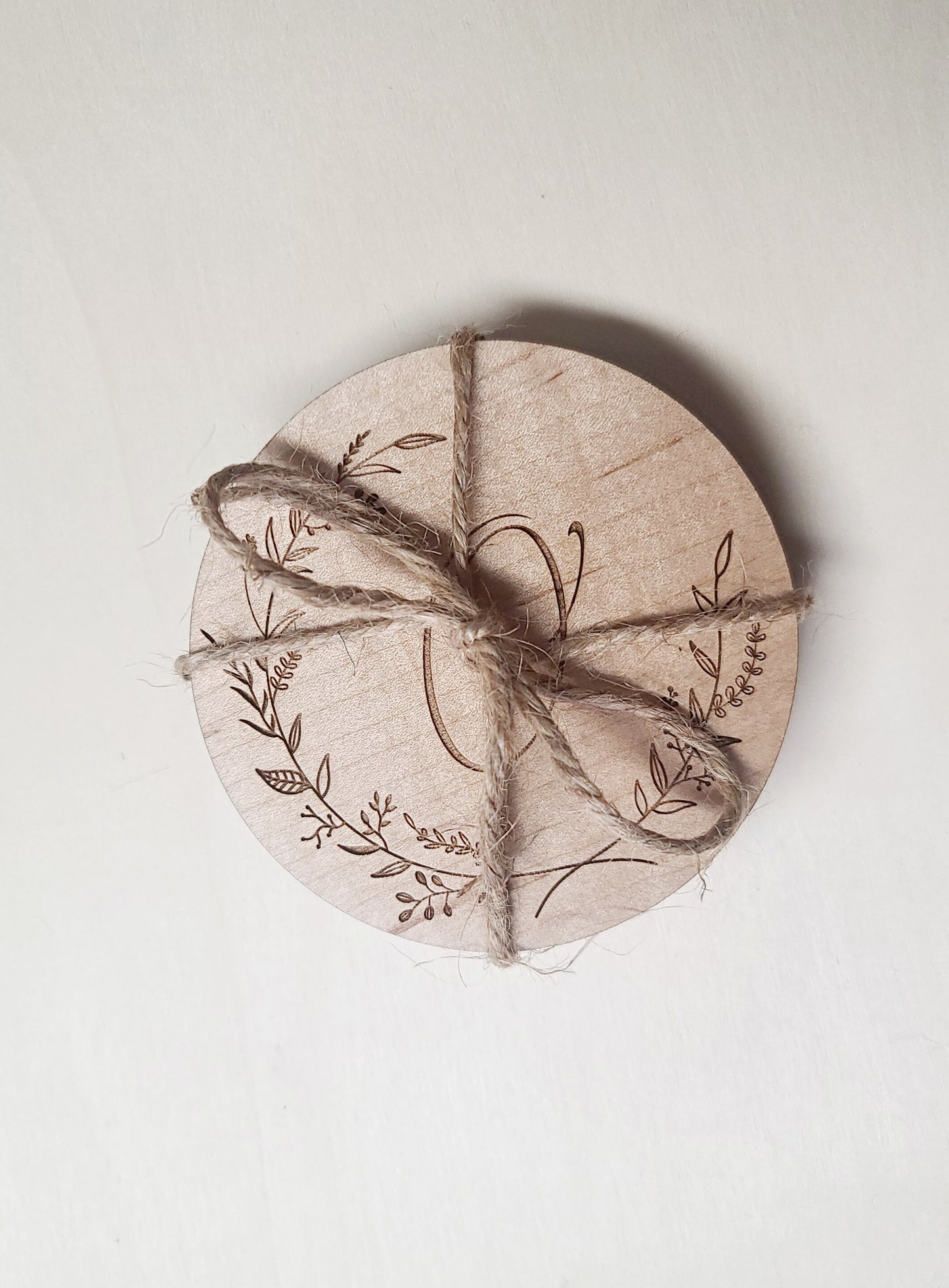 Personalized Monogram Coasters - Set of 4