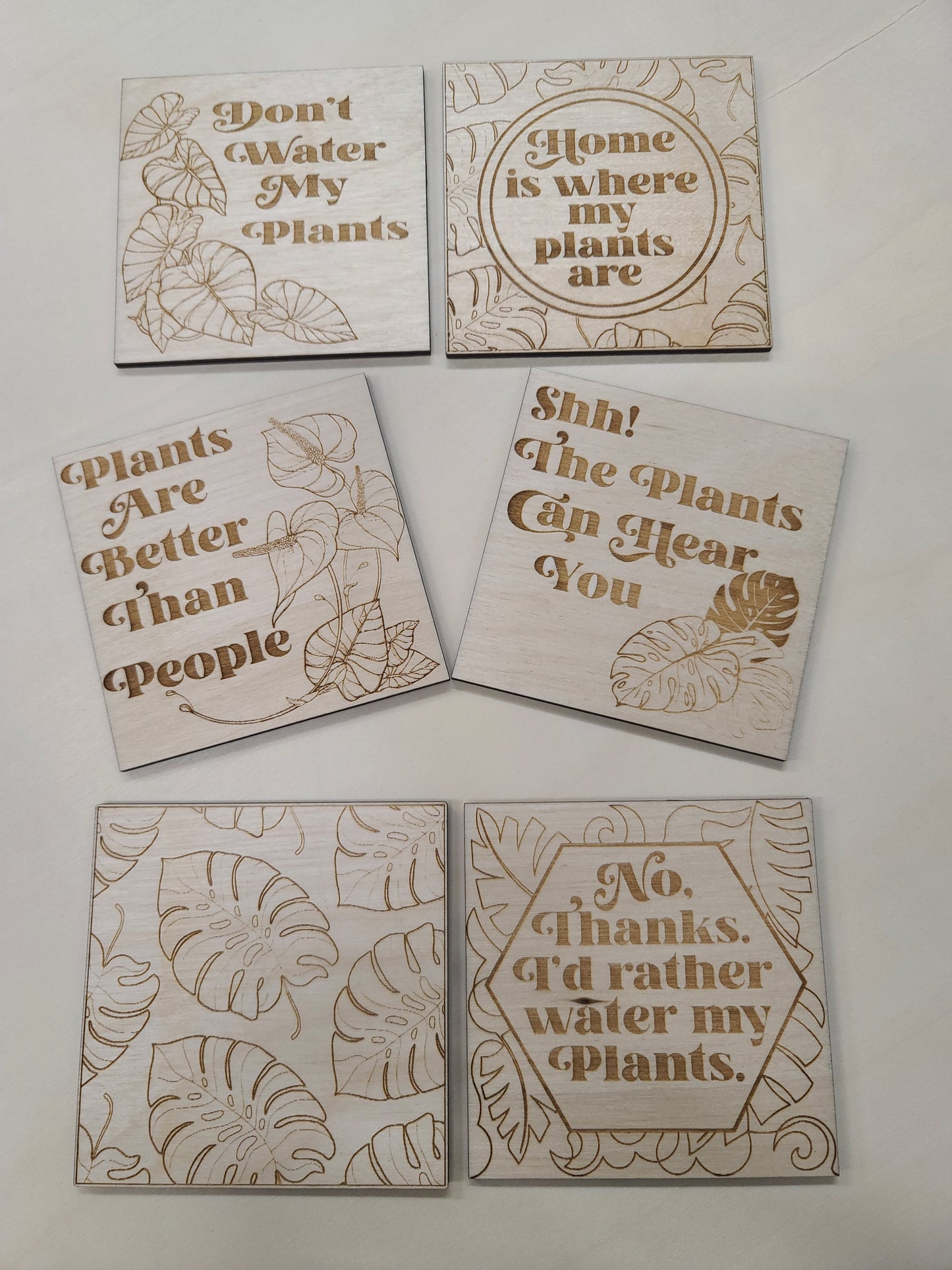 Plant Lovers' Coasters