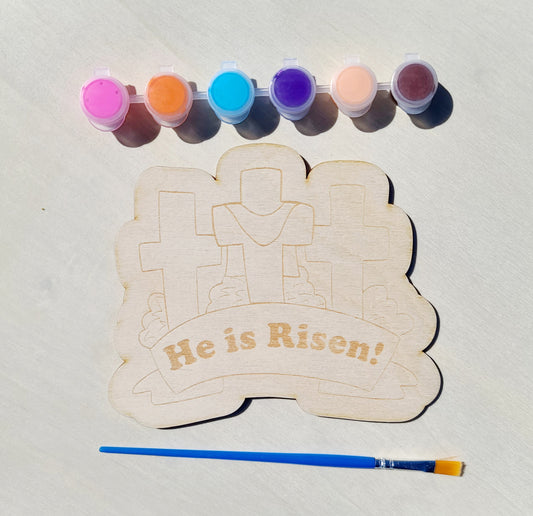 "He is Risen!" Easter Paint Kit for Easter Basket