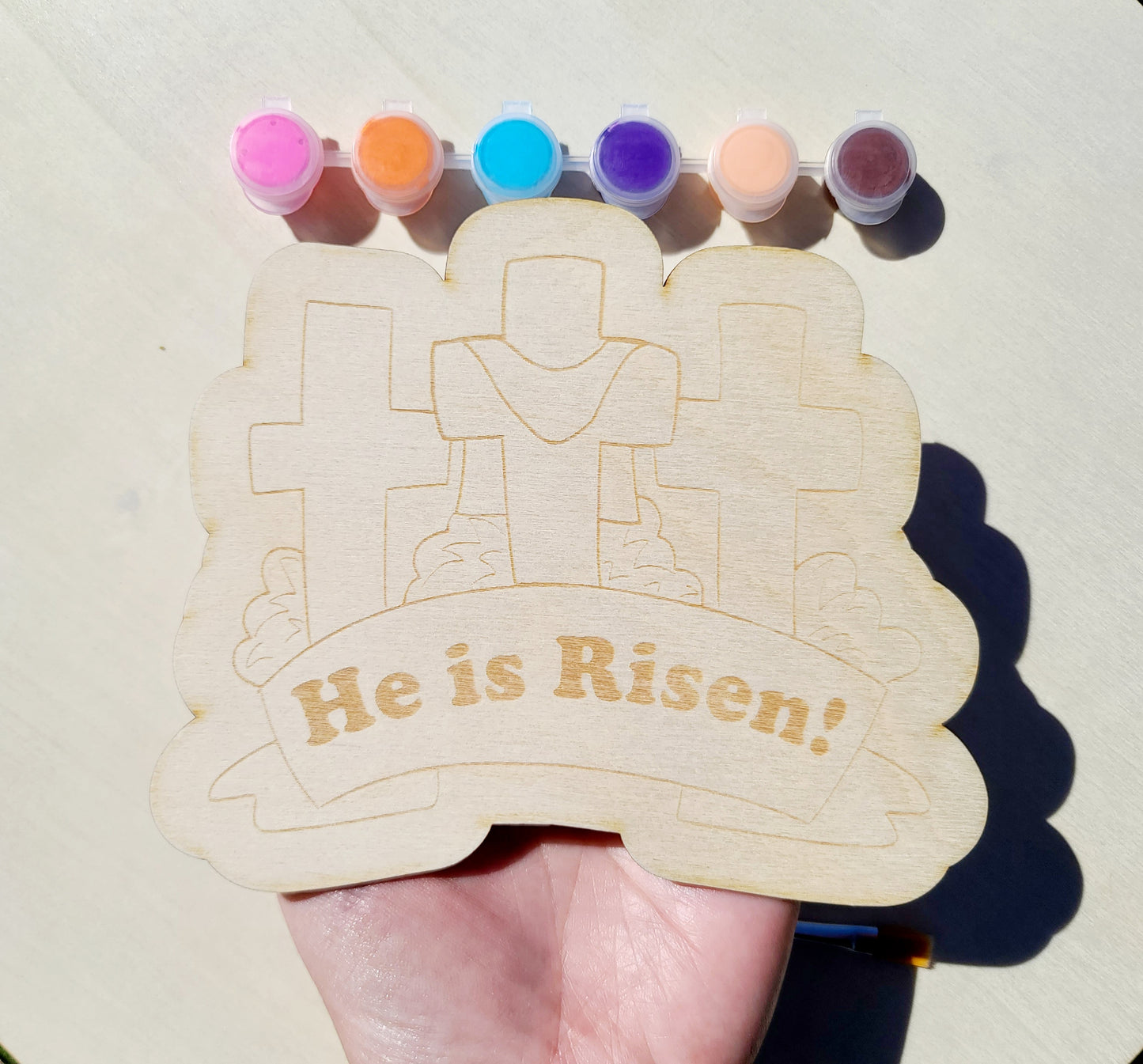 "He is Risen!" Easter Paint Kit for Easter Basket