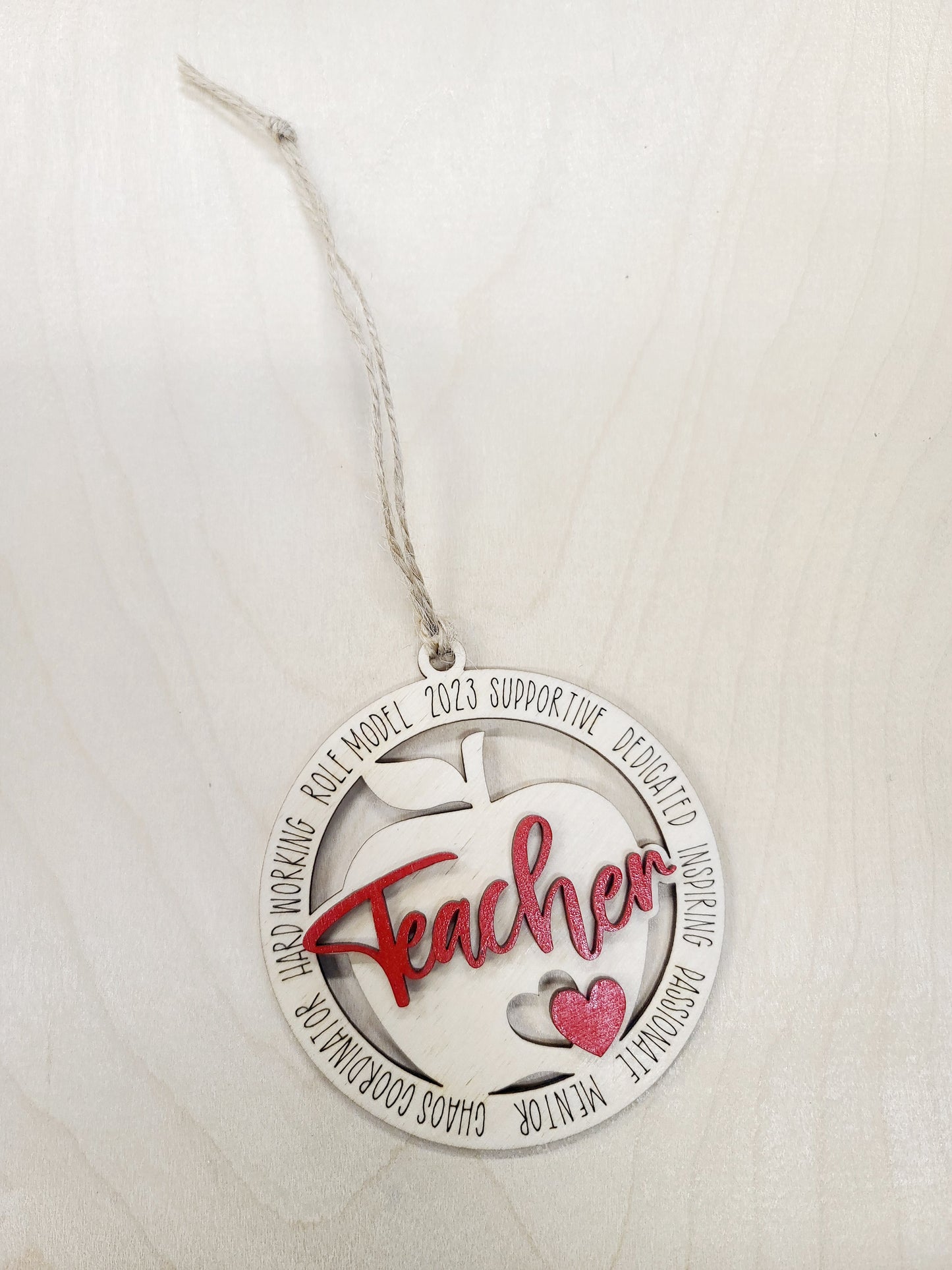 Teacher Appreciation Ornament/Car Tag